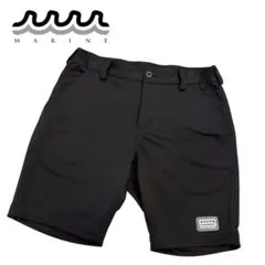MUTA ムータマリン　ハーフパンツ　短パン　黒　白　S〜M相当　ドライ素材　4 MUTA ムータマリン ハーフパンツ 短パン 黒 白 S〜M相当 ドライ素材 4