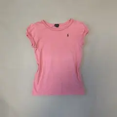 ラルフローレン　半袖Tシャツ ピンク　ピチT フリル　平成　グランジ　00'sのサムネイル