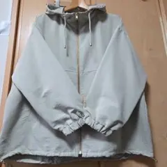 Samansa Mos2 blue マウンテンパーカー ゆったり