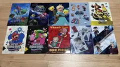 マリオ・ワンピース・名探偵コナン クリアファイル 13枚セット