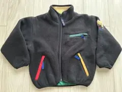 ミキハウス　フリースジャケット　ロゴ　サイズ100