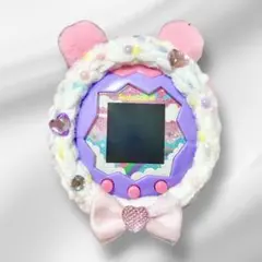 たまごっちパラダイス♡カバー♡ハンドメイド♡パステル♡ホワイト♡カラフル