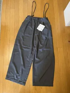 新品未使用タグ付き　CITEN サスペンダーワイドパンツ　グレー