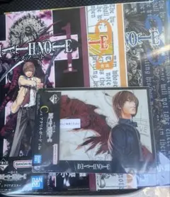 一番くじDEATH NOTE C賞 アクリルボード1種 F賞 クリアポスター3種
