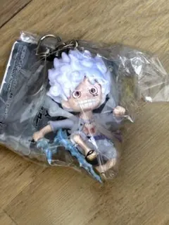 【プライズ】ワンピース　ルフィ　ニカ　ギア5 フィギュアキーホルダー　A