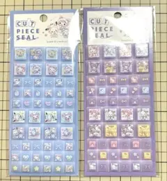 タイルシール　サンリオ　カットピースシール　キティ　マイメロ　クロミ　キティ