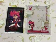 【限定】ハズビンホテル　カフェ　アラスター　デコカード・箔押しカード　2点セット ハズビン・ホテルへようこそ 箔押しカード アラスター、ニフティ