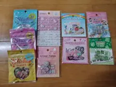 ★シールセット★アニマルタイルシール　フレークシール　おはじきシール　セリア