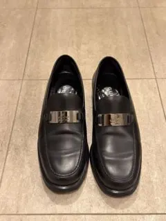 GUCCI ブラックレザー ローファー