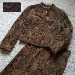 KENZO ケンゾー ペイズリー 花柄 ジャケット スカート セットアップ 秋冬