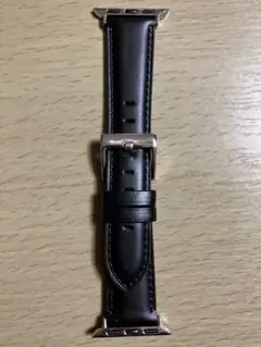【75%OFF】Apple Watch本皮レザーバンド（ブラック）38-42ｍｍ