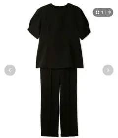 ミラオーウェン 構築トップステーパードパンツ　セットアップ　サイズ1