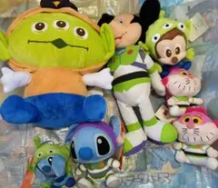 激レアDisney ★コラボ★限定★トイ・ストーリー★チェシャ猫ぬいぐるみセット