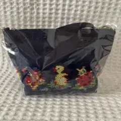 フェイラー カリーナ 巾着ショルダーバッグ ネイビー CA 