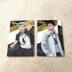 木兎光太郎 赤葦京治 ハイキュー!! ウエハース カード