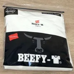 Hanes ヘインズTシャツ 綿100% タグレス仕様 L ビーフィ長袖ポケット