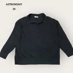 ASTRONOMY ポロ襟デザイン ナチュラル モード きれいめ 立体ニット