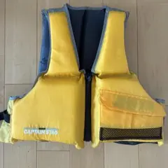 CAPTAIN STAG ライフジャケット イエロー　キッズ用のサムネイル