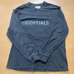Fear of God Essentials ロンT ブラック 長袖 Tシャツ