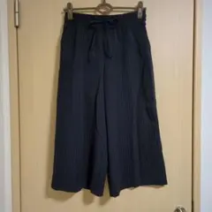 ZARA BASIC ストライプ ワイドパンツ S