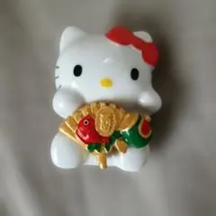 ハローキティ 招き猫 陶器の置物 縁起物
