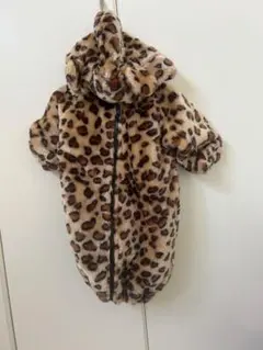 ベビー ダウン レオパード柄 50-70cm