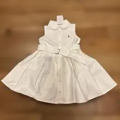 新品タグ付き　ポニー刺繍　ラルフローレン　ノースリーブ　ワンピース　18M