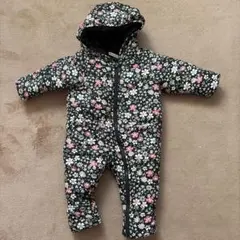 mia mail 花柄フード付きスキーウェア 80センチ