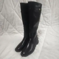 ブラックロングブーツ
