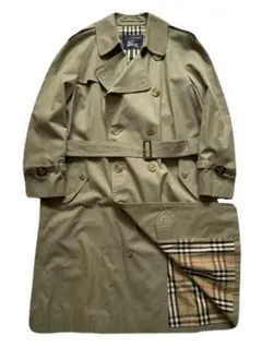 希少 80s 英国製 Burberrys トレンチコート コットン100% 玉虫