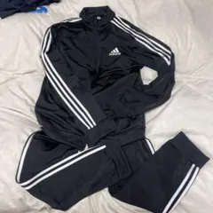 (美品) adidas アディダス ジャージ上下(ブラック)