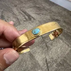 Robin Tsosie RT刻印 バングル ロビンツォーシー ターコイズ 私 - メルカリ