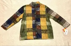 新品　フリースジャケット　ジップアップパーカー　裏起毛　チェック柄