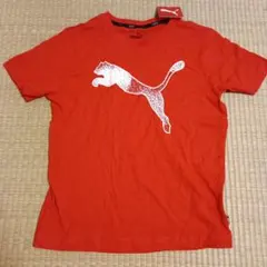 プーマ Tシャツ オレンジ色