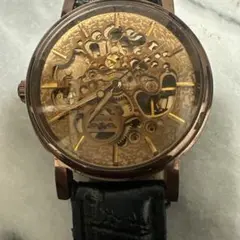 WINNIE スケルトン ゴールド 時計