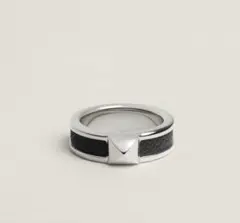 新作エルメスリング 《アテナ》 シンプル スタッズ　サイズ57 藤原ヒロシ