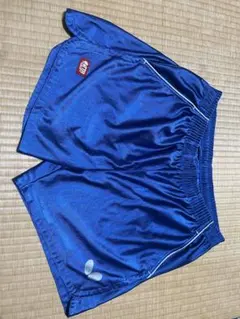 バタフライ 青 ショートパンツ