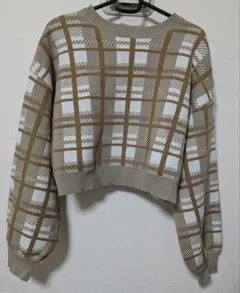 クロップド ニット