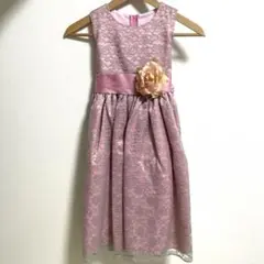 crayon kids ピンク　花柄　フォーマルドレス　サイズ120〜　発表会