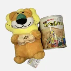 ギンビス たべっ子どうぶつ ライオン ぬいぐるみ 缶 ケース おもちゃのサムネイル