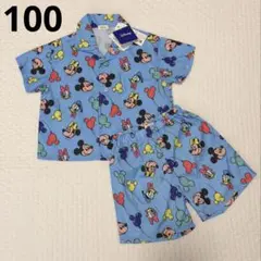新品 未使用 ディズニー 半袖 セットアップ 上下 男の子 100.