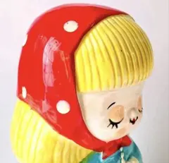 【匿名配送】SWIMMER スイマー 赤ずきん 少女 貯金箱 バンク レトロ