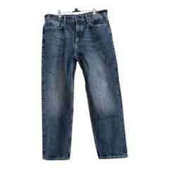 ZARA origins ストレートデニムパンツ インディゴブルー