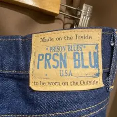 プリズンブルース　ダブルニーデニムパンツ