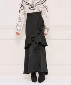 【新品】 apres jour レースアップリボンスカートのサムネイル
