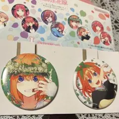 中野四葉　一番くじ 五等分の花嫁 5周年　J賞缶バッジ