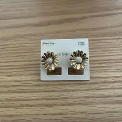 【ハンドメイド】le bijou フラワー イヤリング