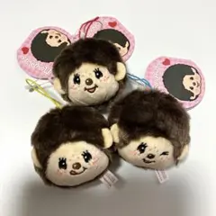 モンチッチ　フェイスマスコット　3体セット