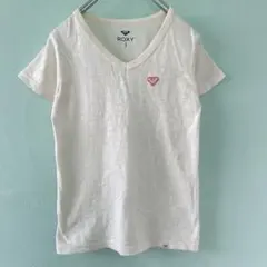 ROXY ロキシー Tシャツ 半袖 Vネック ワンポイント ロゴ 古着のサムネイル
