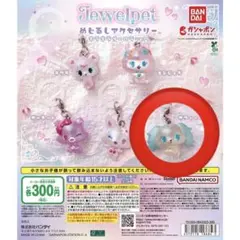 サンリオ　ジュエルペット　めじるしアクセサリー　キラキラオーロラ　ガチャガチャ